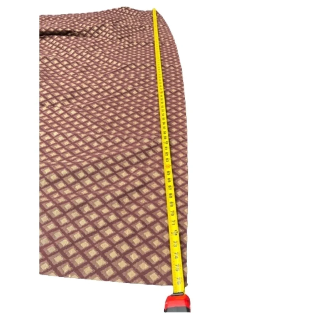 Set of 2 Custom Made Modern Curtain Drapes‎ High Double Ceiling Lined Designer